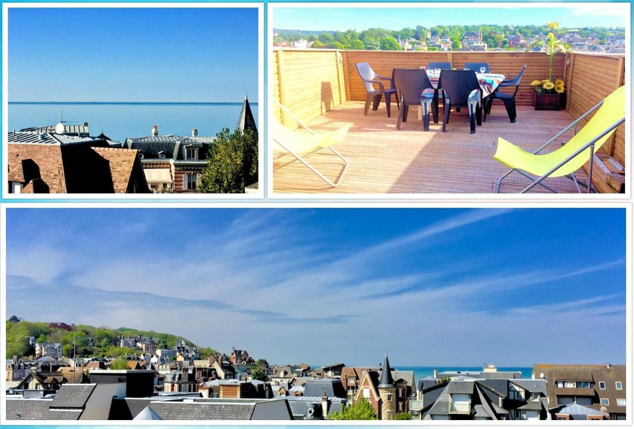Vue Mer Panoramique Incroyable - Lesparisnormands - Centre Et Plage A 50M Villers-sur-Mer Zewnętrze zdjęcie